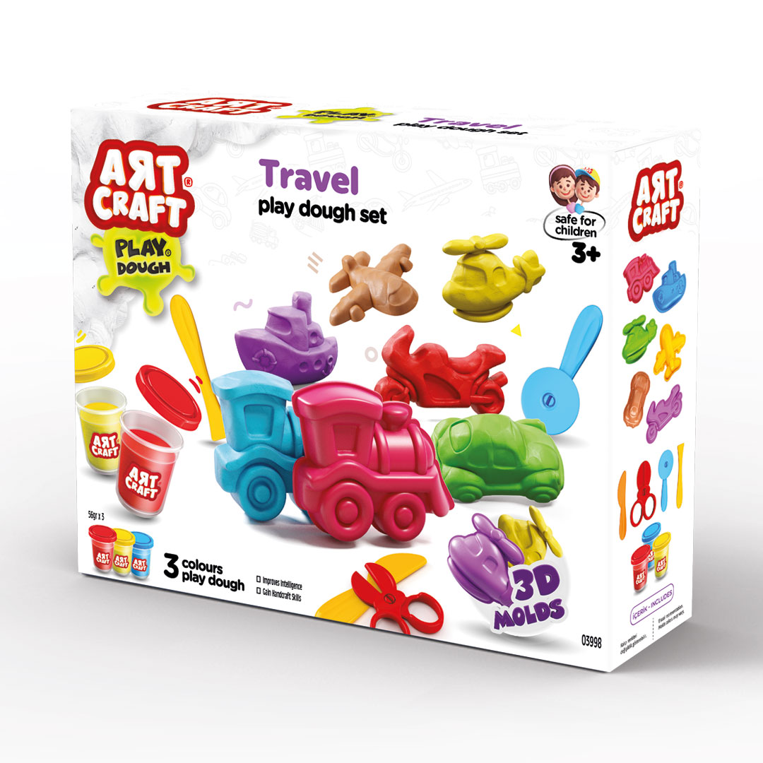 Art Craft Seyahat Araçları Hamur Set 168 Gr