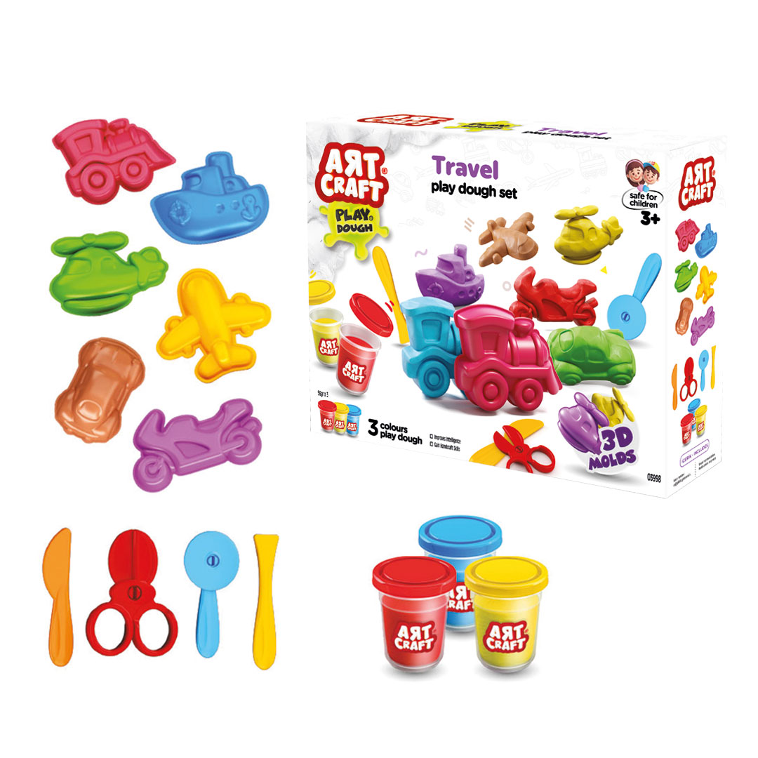 Art Craft Seyahat Araçları Hamur Set 168 Gr